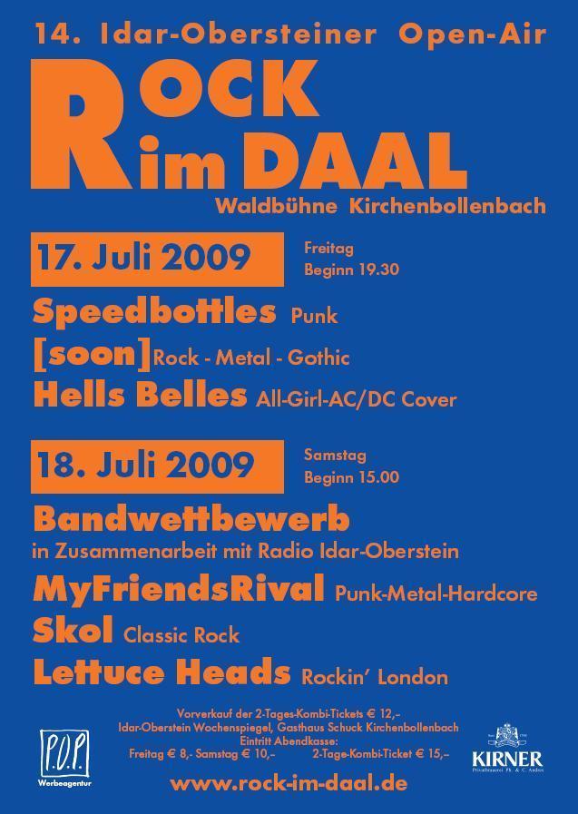 Plakat Rock im Daal 2009